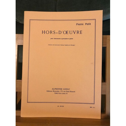 PETIT P . HORS-DÓEUVRE PERCUSION Y PIANO