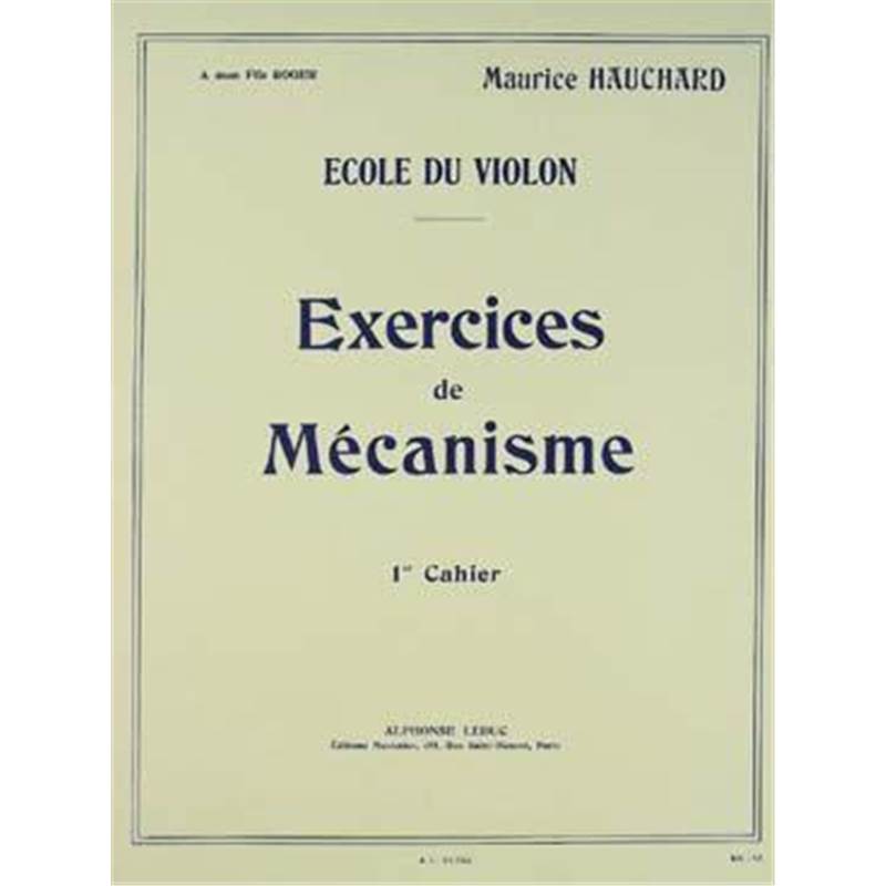 HAUCHARD M. - EJERCICIOS DE MECANISMO V.1 VIOLIN