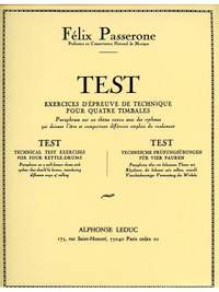 PASSERONE F. - TEST EJERCICIOS TECNICA 4 TIMBALES