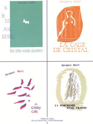 IBERT J. - HISTORIAS (4 PIEZAS) -