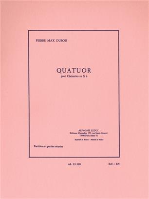 DUBOIS P.M. - CUARTETO SIb (4CL)