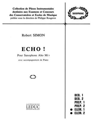 SIMON R. - ECHO (SAXO MIb/PIANO)