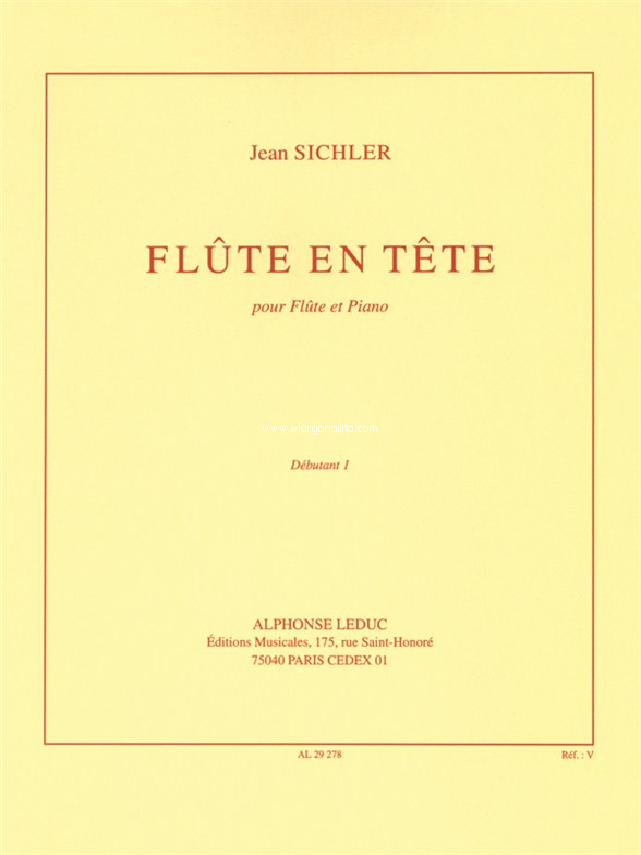 Jean Sichler - Flute en tete (Flauta/piano)