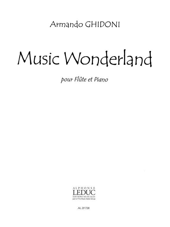 GHIDONI A. - MUSIC WONDERLAND
