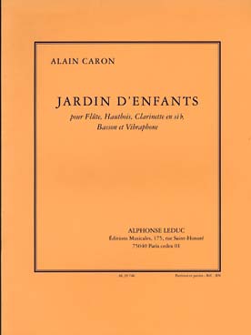 CARON A. - JARDIN DE INFANCIA (FL/OB/CL/FG/VIBRAFONO)