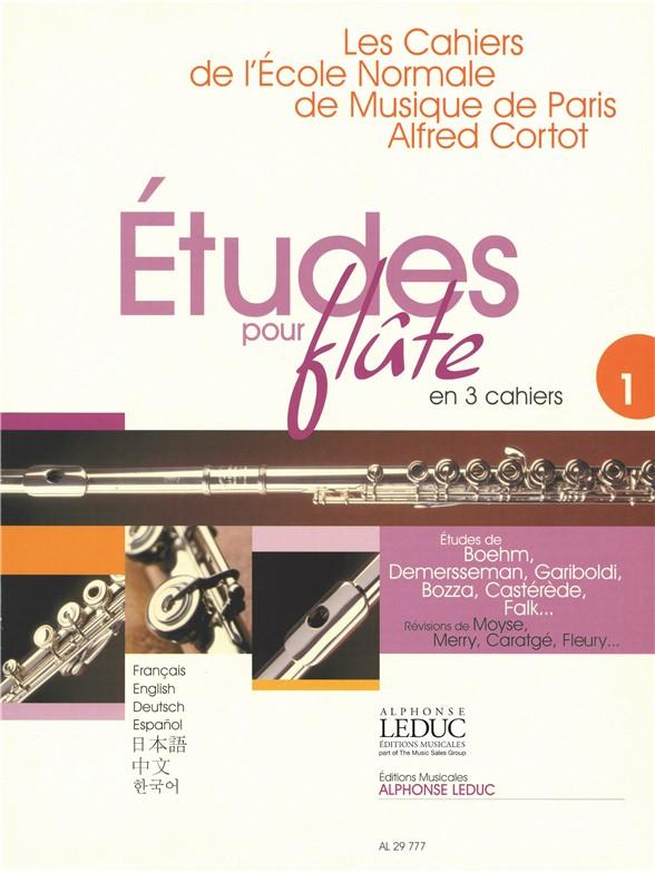 ALBUM- ESTUDIOS PARA FLAUTA V.1 ESCUELA NORMAL DE PARIS
