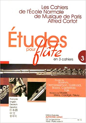 ALBUM- ESTUDIOS PARA FLAUTA V.3 ESCUELA NORMAL DE PARIS