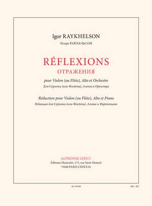 RAYKHELSON I. - REFLEXIONES (VIOLIN o FLAUTA VIOLA Y PIANO)