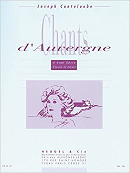 CANTELOUBE J. - D´AUVERGNE Vº4 (CANTO/P)