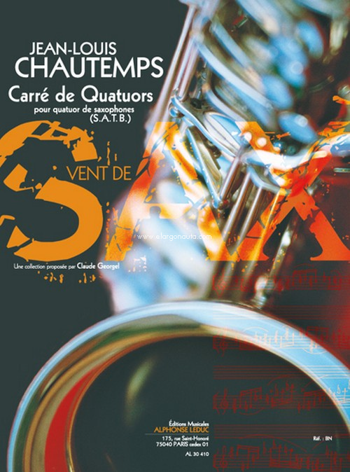 CHAUTEMPS J.L - CARRE DE QUATUORS (4 SAXOFONES S.A.T.B)