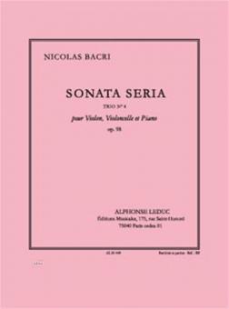 BACRI N. - SONATA SERIA TRIO Nº 4 OP.98 (V/VC/P)