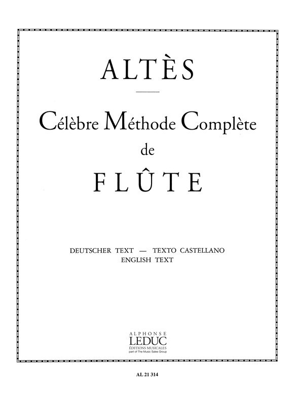 ALTES H. - METODO DE FLAUTA V.2 (PARTE 3 Y 4) -