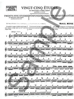 MOYSE M. - ESTUDIOS VIRTUOSIDAD (25) -