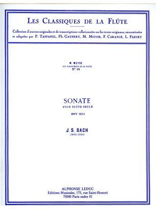 BACH J.S. - SONATA LA m - BWV.1013
