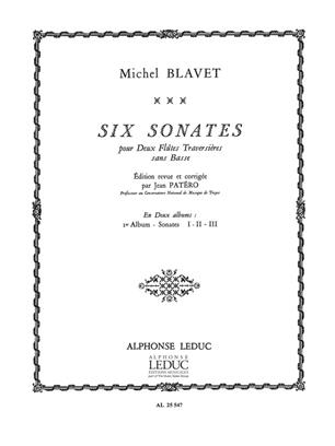 BLAVET M. - SONATAS V.1 (1-3) (6) -