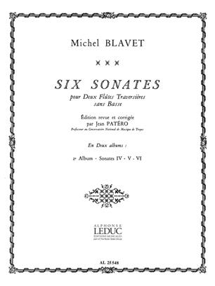 BLAVET M. - SONATAS V.2 (4-6) (6) -