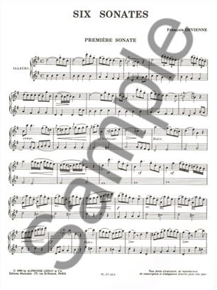 DEVIENNE F. - SONATAS EN DUO V.1 (6) -