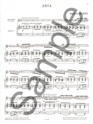 BOZZA E. - ARIA -VIOLIN O FLAUTA Y PIANO