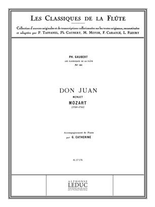 MOZART W.A. - MINUETO DE DON JUAN -
