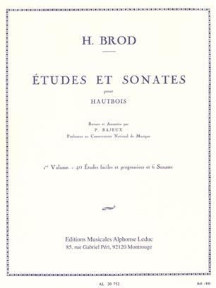 BROD H. - ESTUDIOS Y SONATAS V.1 - (OBOE)