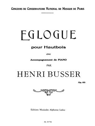 BUSSER H. - EGLOGA - OP.63