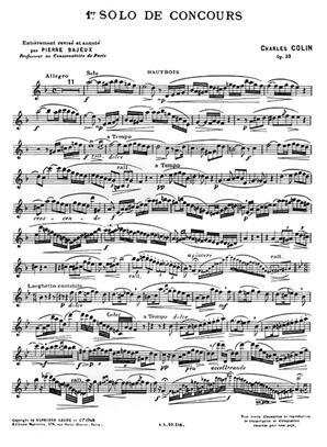 COLIN CH. - SOLO Nº1 - OP.33