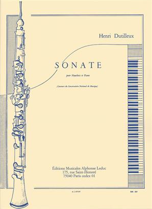 DUTILLEUX H. - SONATA OBOE