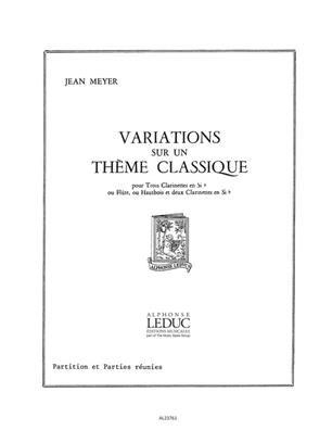 MEYER J. - VARIACIONES SOBRE TEMA CLASICO (SC+PT) -
