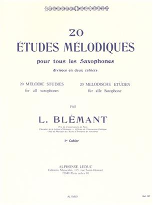 BLEMANT L. - ESTUDIOS MELODICOS V.1 (1-10) (20) -