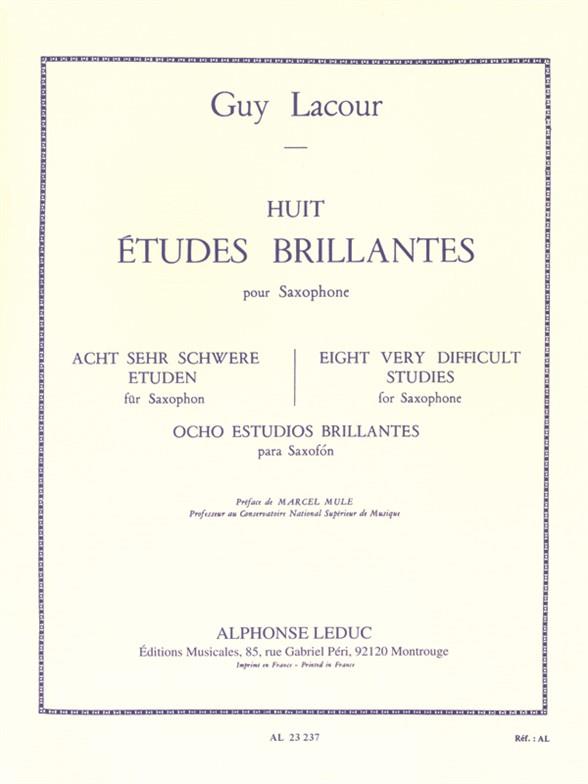LACOUR G. - ESTUDIOS BRILLANTES (8) -