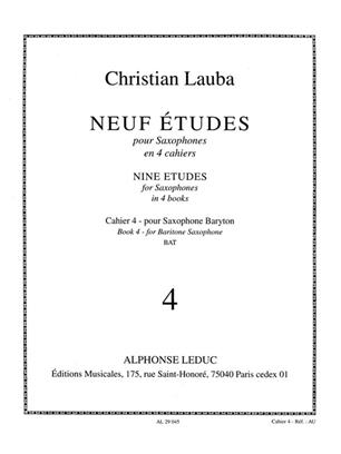 LAUBA C. - ESTUDIOS V.4 (9) (SAXO BARITONO MIb) -