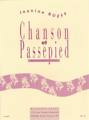 RUEFF J. - CHANSON ET PASSEPIED - OP.16