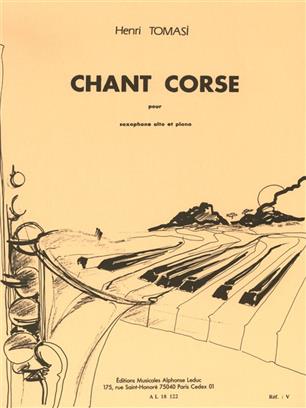TOMASI H. - CANTO CORSO - SAXO Y PIANO -
