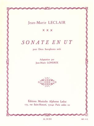 LECLAIR J.M. - SONATA DO M -