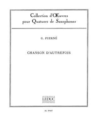 PIERNE G. - CHANSON D-AUTREFOIS (SC+PT) (SATB) -