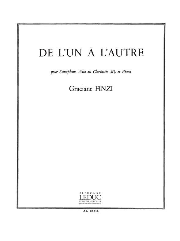 FINZI G. - DEL UNO AL OTRO -