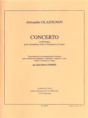 GLAZUNOV A. - CONCIERTO MIb (SC+PT)    (A+3S3A3T2BB) -