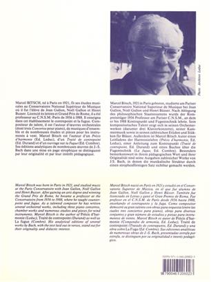 BITSCH M. - ESTUDIOS (20) - FAGOT