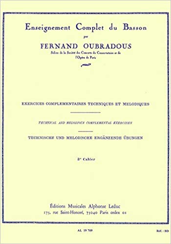 OUBRADOURS F. - EJERCICIOS TECNICOS Y MELODICOS V.3 -
