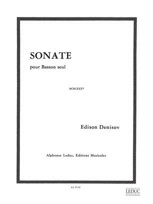 DENISOV E. - SONATA -(FAGOT)