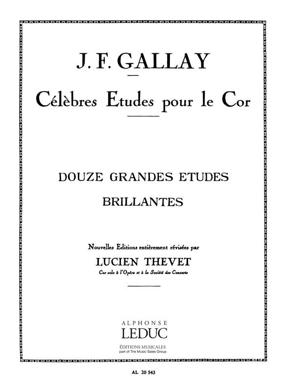 GALLAY J.F. - ESTUDIOS BRILLANTES (12) OP 43
