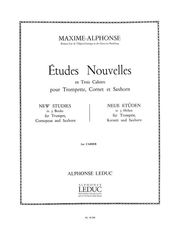 MAXIME ALPHONSE - ESTUDIOS NOUVELLES V.1 -