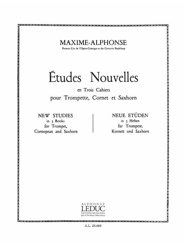 MAXIME ALPHONSE - ESTUDIOS NOUVELLES V.3 -