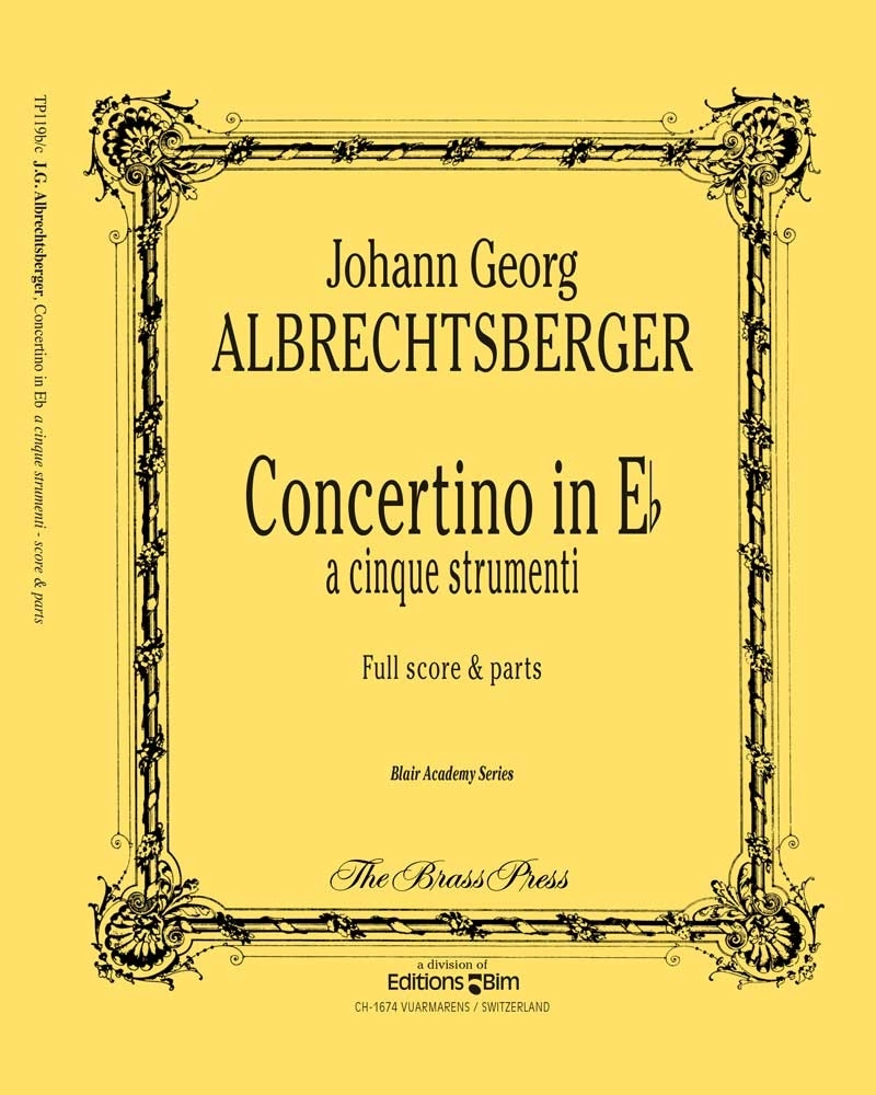 ALBRECHTSBERGER J.G. - CONCERTINO -