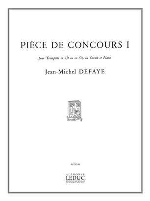 DEFAYE J.M. - PIEZA DE CONCURSO I -