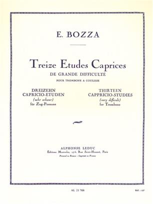 BOZZA E. - ESTUDIOS CAPRICHOS (13) -