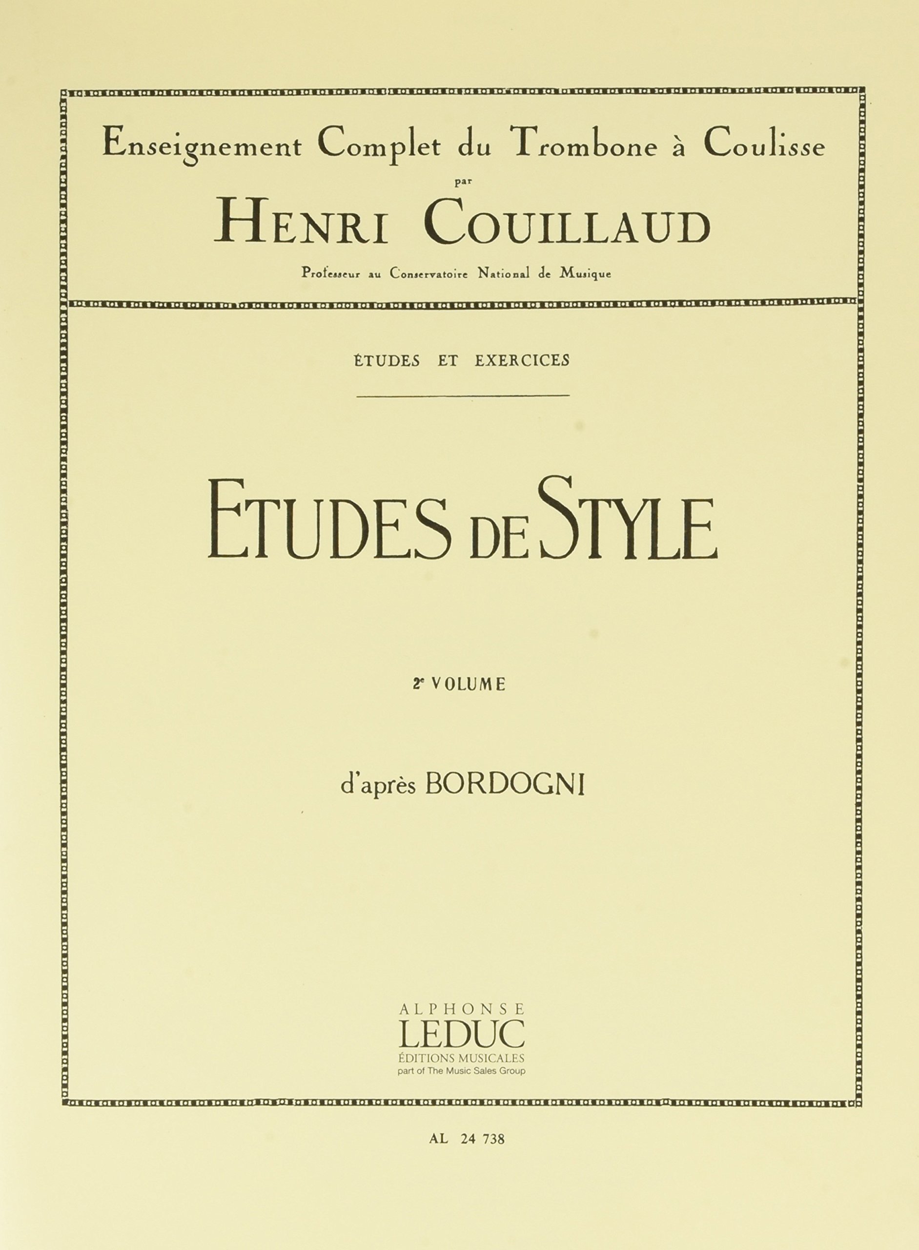 COUILLAUD H. - ESTUDIOS ESTILO BORDOGNI V.2 -