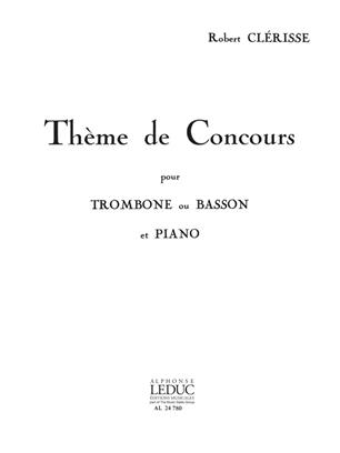 CLERISSE R. - TEMA DE CONCURSO -TROMBON Y PIANO