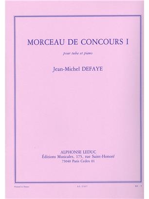 DEFAYE J.M. - MORCEAU DE CONCOURS I - TUBA