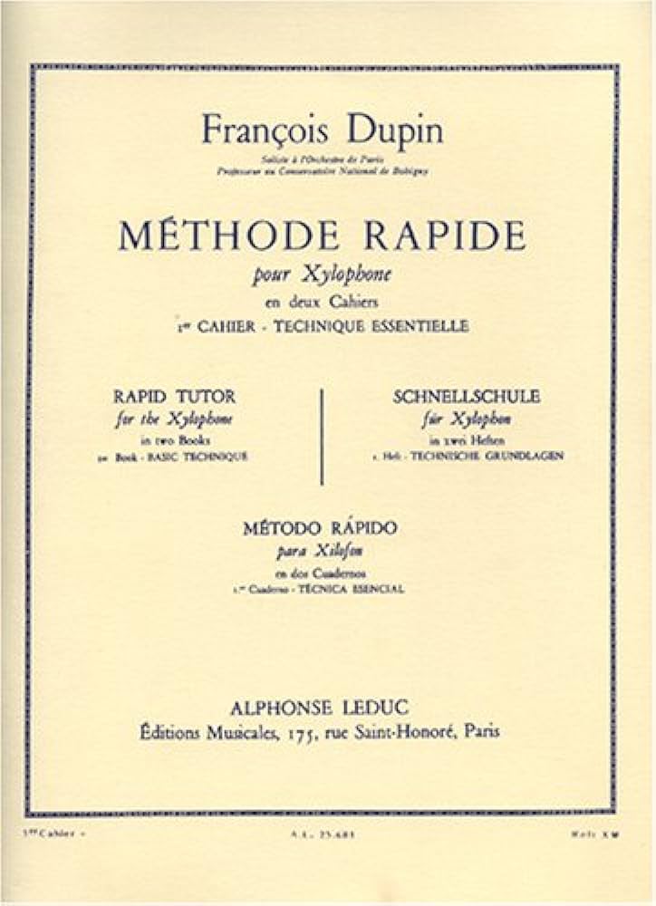 DUPIN F. - METODO RAPIDO XILÓFONO V.1 -